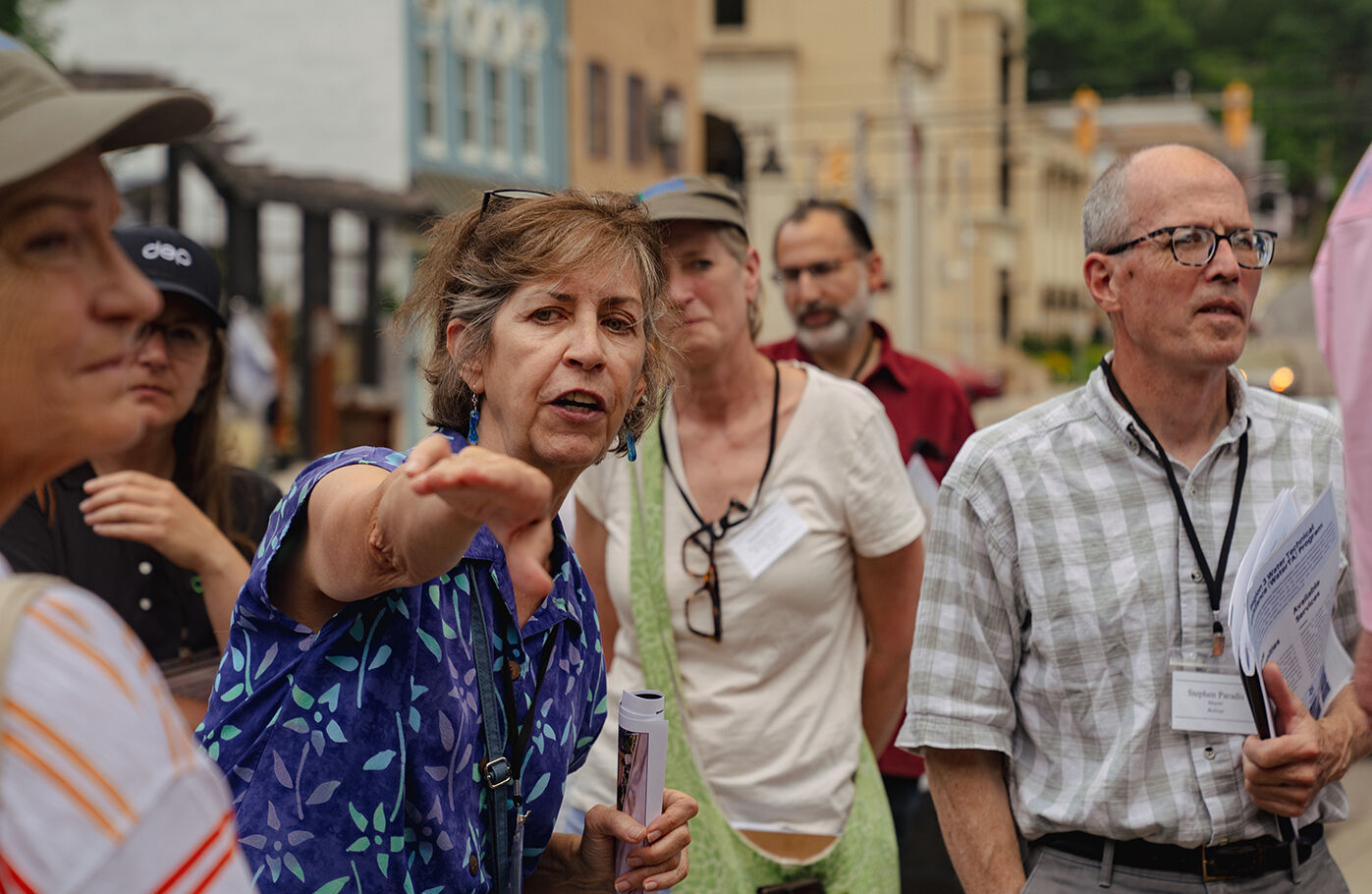 Local officials walking tour, WV